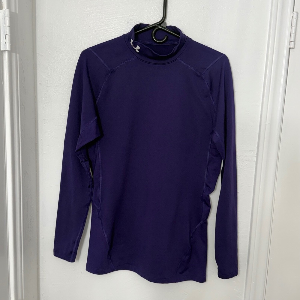 Under Armour Men's Long Sleeve ColdGear Compression Mock Long Sleeve Top - Picture 3 of 8